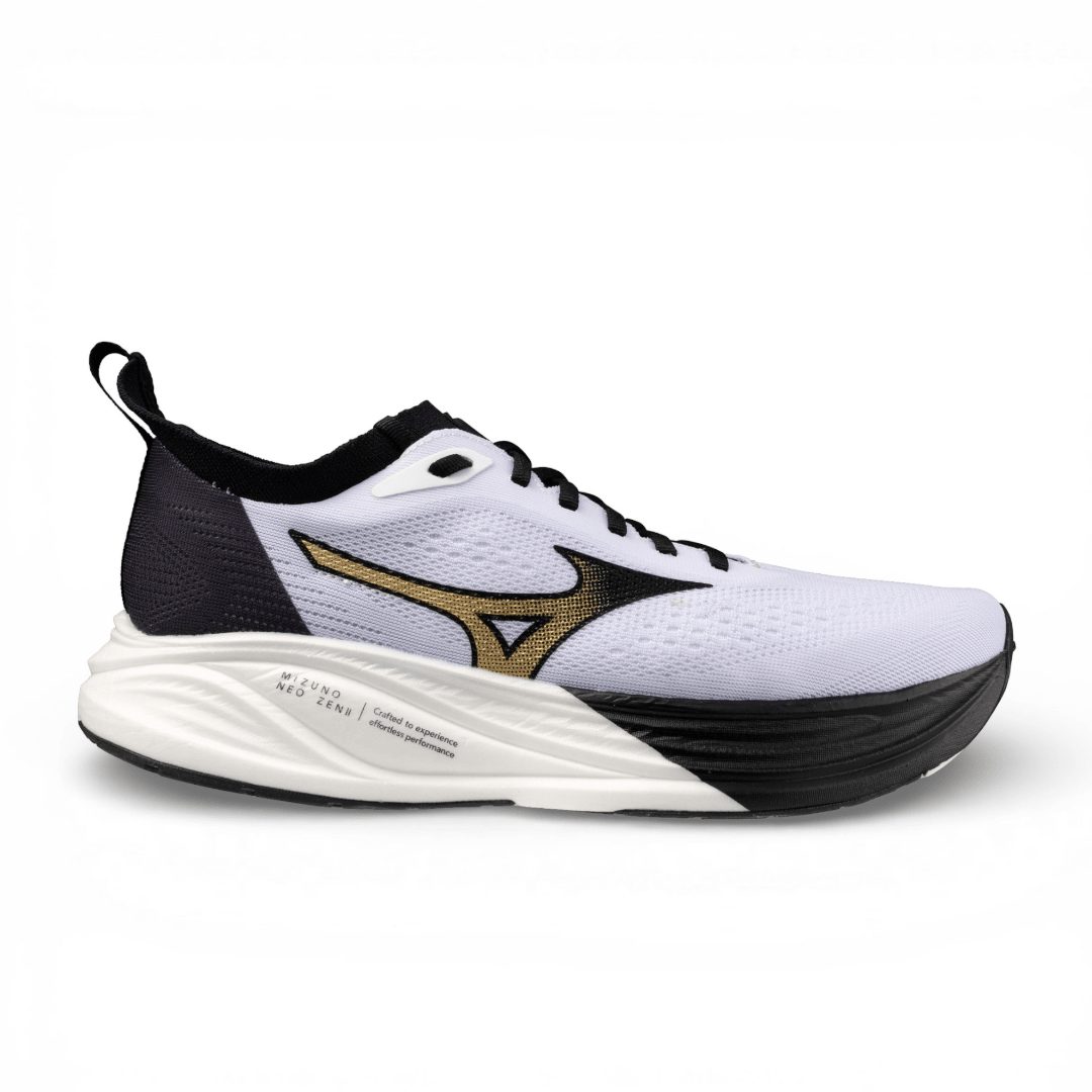 Mizuno Unisex Neo Zen 2 Running Shoes - Origami Black/Gold Mizuno Unisex Neo Zen 2 Running Shoes - Origami Black/Gold