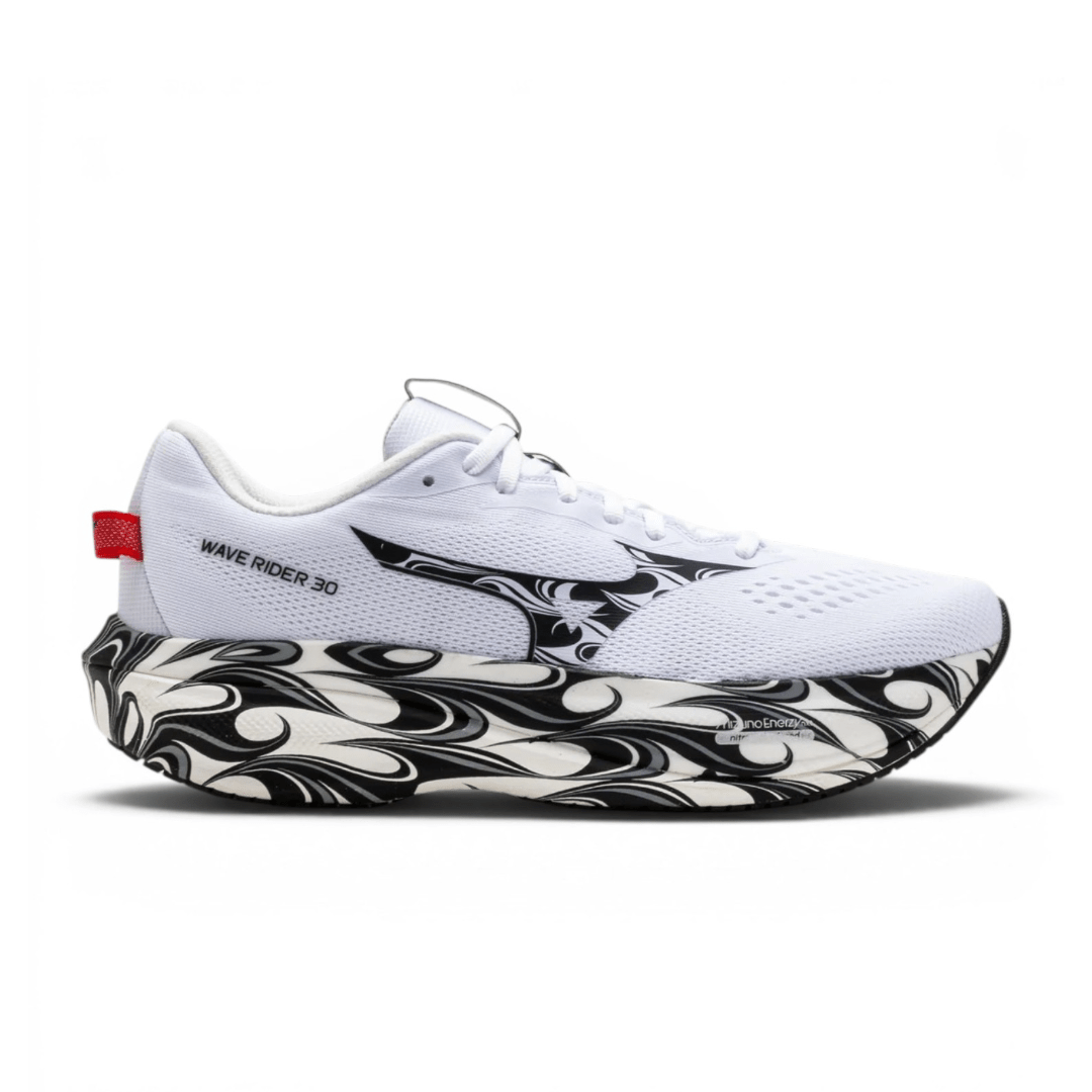 Mizuno Unisex Wave Rider 30 Anniversary Pack - White/Black