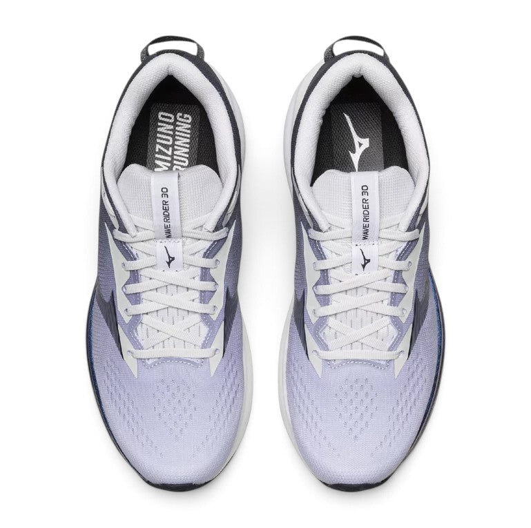 Mizuno Unisex Wave Rider 30 Running Shoes - Tsukiakari Lilac Hint/Vulcan