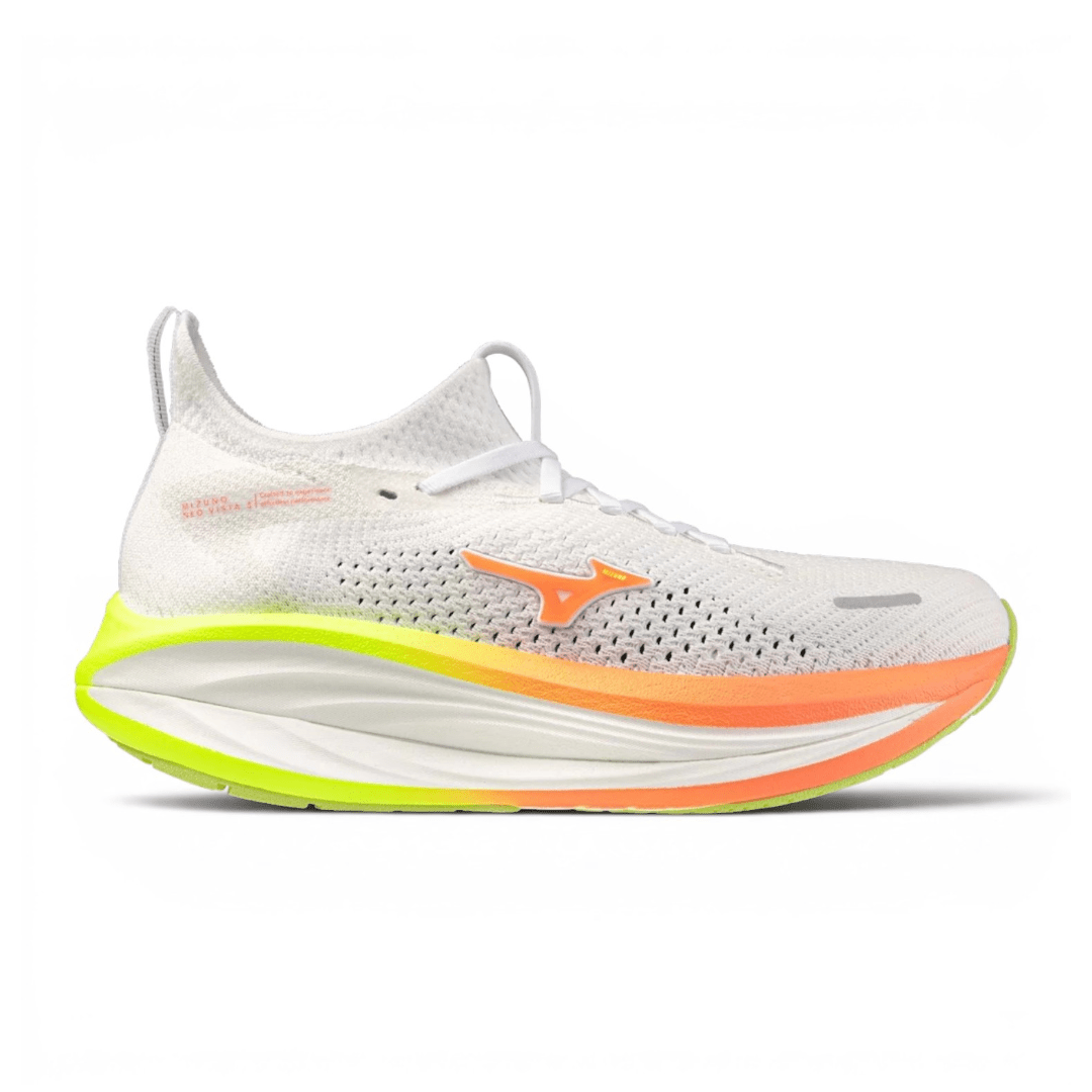 Mizuno Women's Neo Vista 3 Running Shoes - GF White/Flamingo Coral