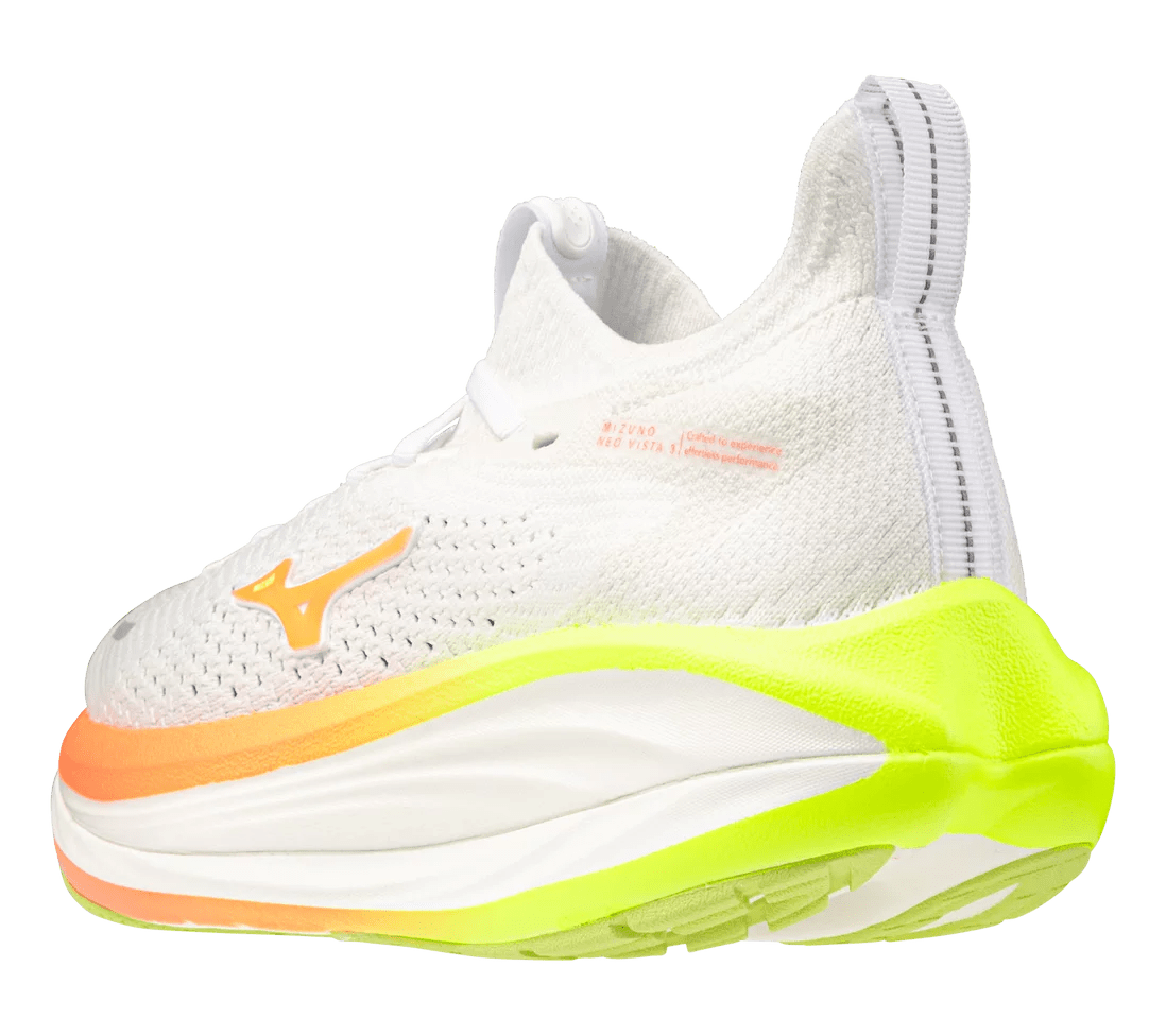 Mizuno Women's Neo Vista 3 Running Shoes - GF White/Flamingo Coral