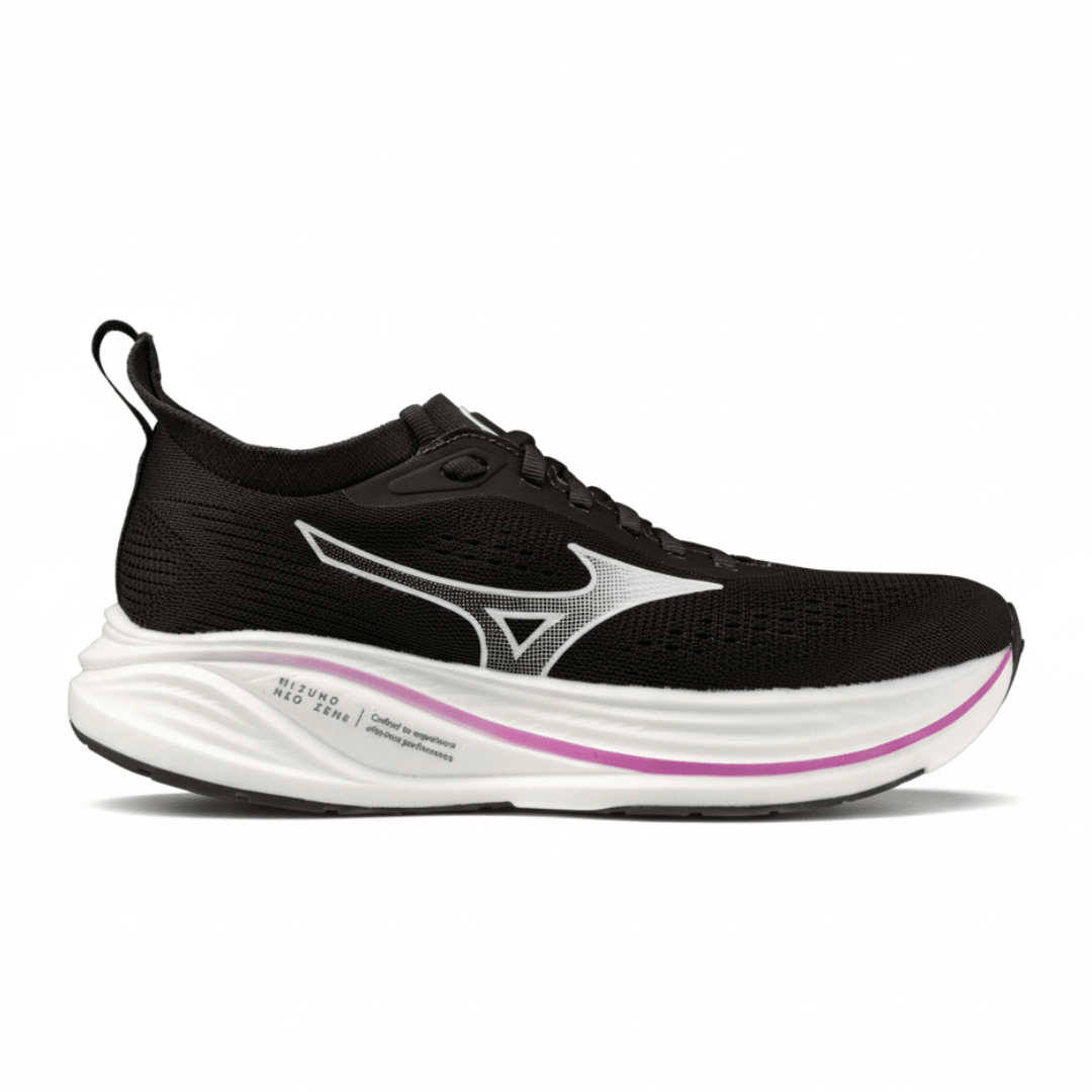 Mizuno Women's Neo Zen 2 Running Shoes - Black Sand/White