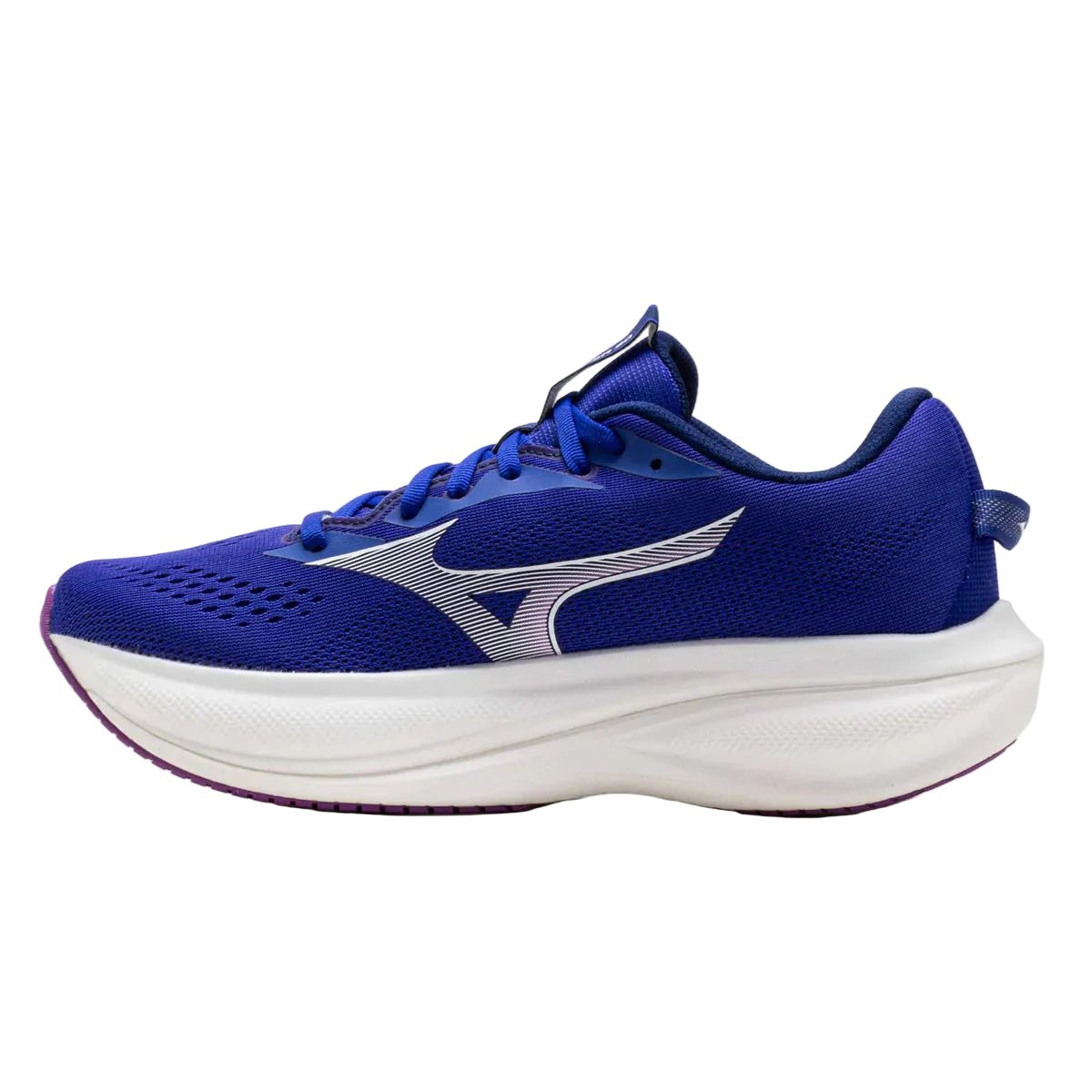 Mizuno Women's Wave Rider 30 Running Shoes - Royal Blue/White
