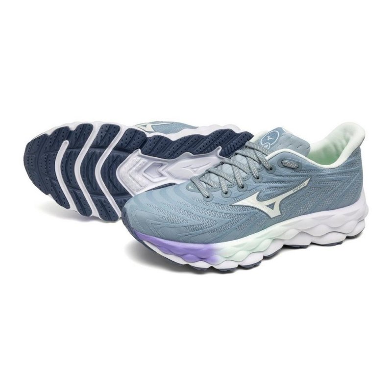 Mizuno Women's Wave Sky 8 - Citadel/Hint of Mint – Seliga Shoes