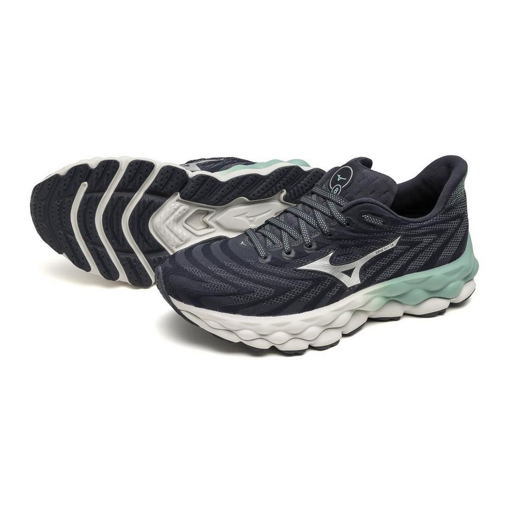 Mizuno Women's Wave Sky 8 - India Ink/Silver