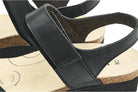 Naot Women's Aisha Arch Pro Sandal - Black Leather/Black Suede