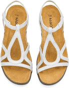 Naot Women's Dorith Sandal - Quartz Metallic Leather
