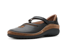 Naot Women's Matai Mary Jane - Black/Brown Cedar