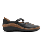 Naot Women's Matai Mary Jane - Black/Brown Cedar