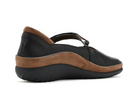 Naot Women's Matai Mary Jane - Black/Brown Cedar