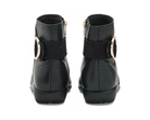 Naot Women's Oamaru Ankle Boots - Black Water Resistant Leather