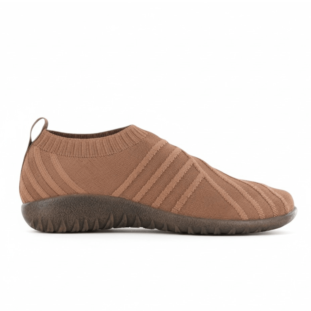Naot Women's Okahu Slip-On Shoe - Brown Cedar Knit