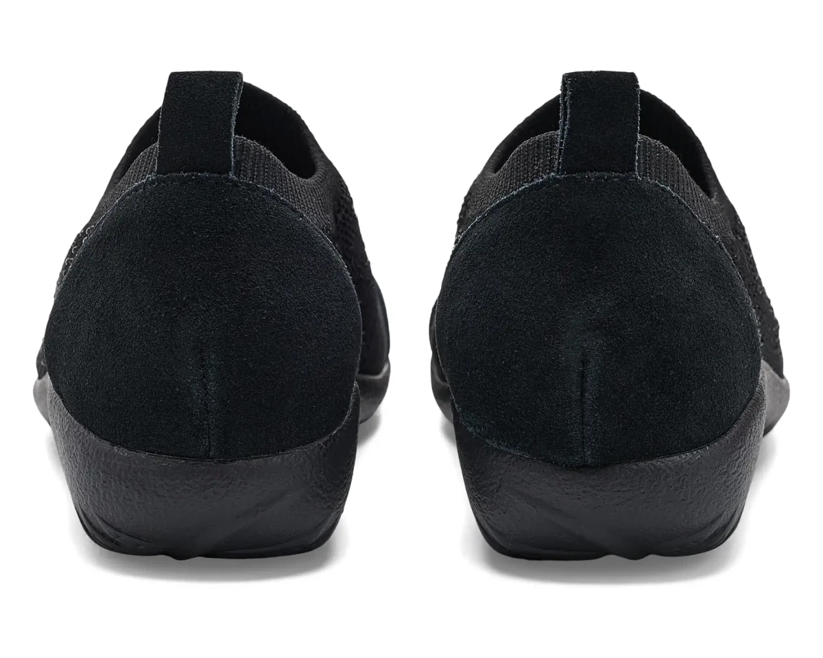 Naot Women's Reo Slip-On Shoe - Black Knit