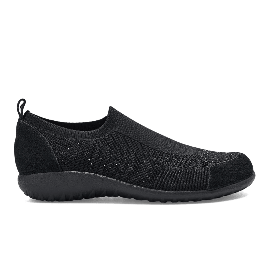 Naot Women's Reo Slip-On Shoe - Black Knit