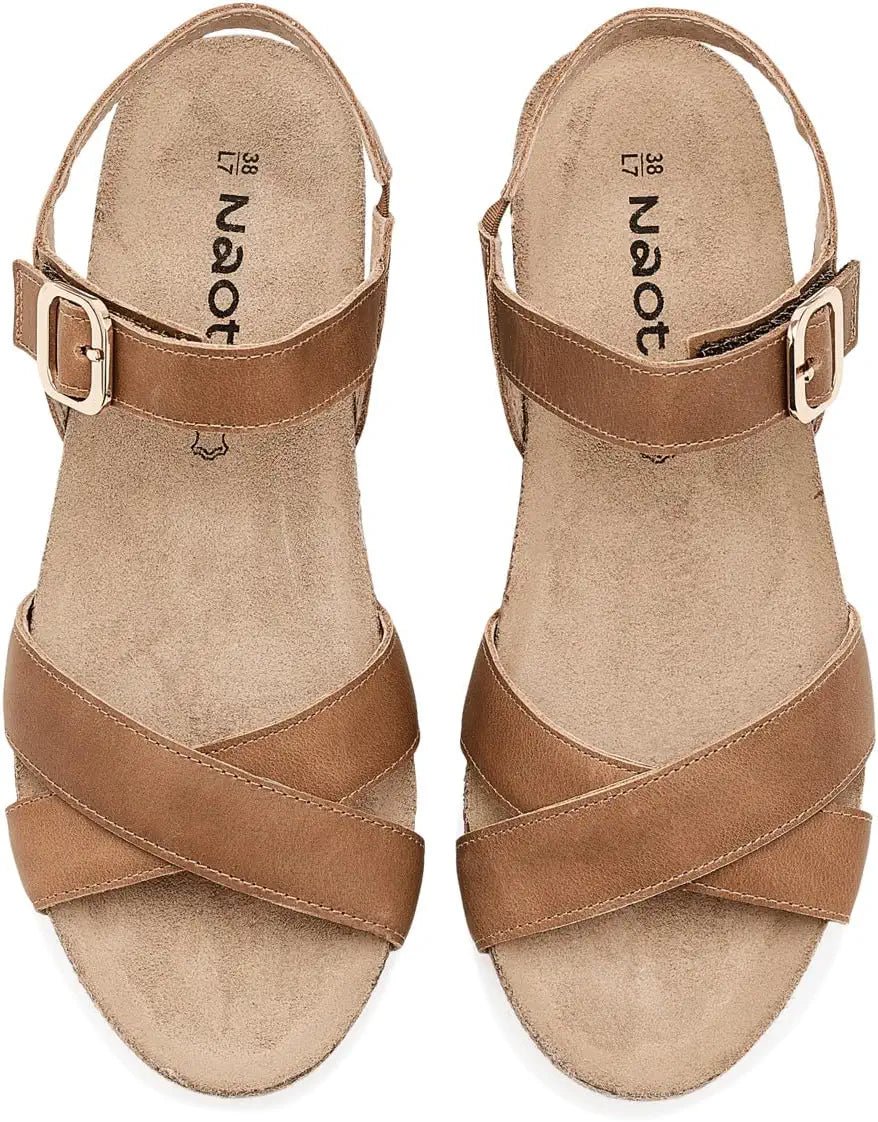 Naot Women's Throne Sandal - Latte Brown