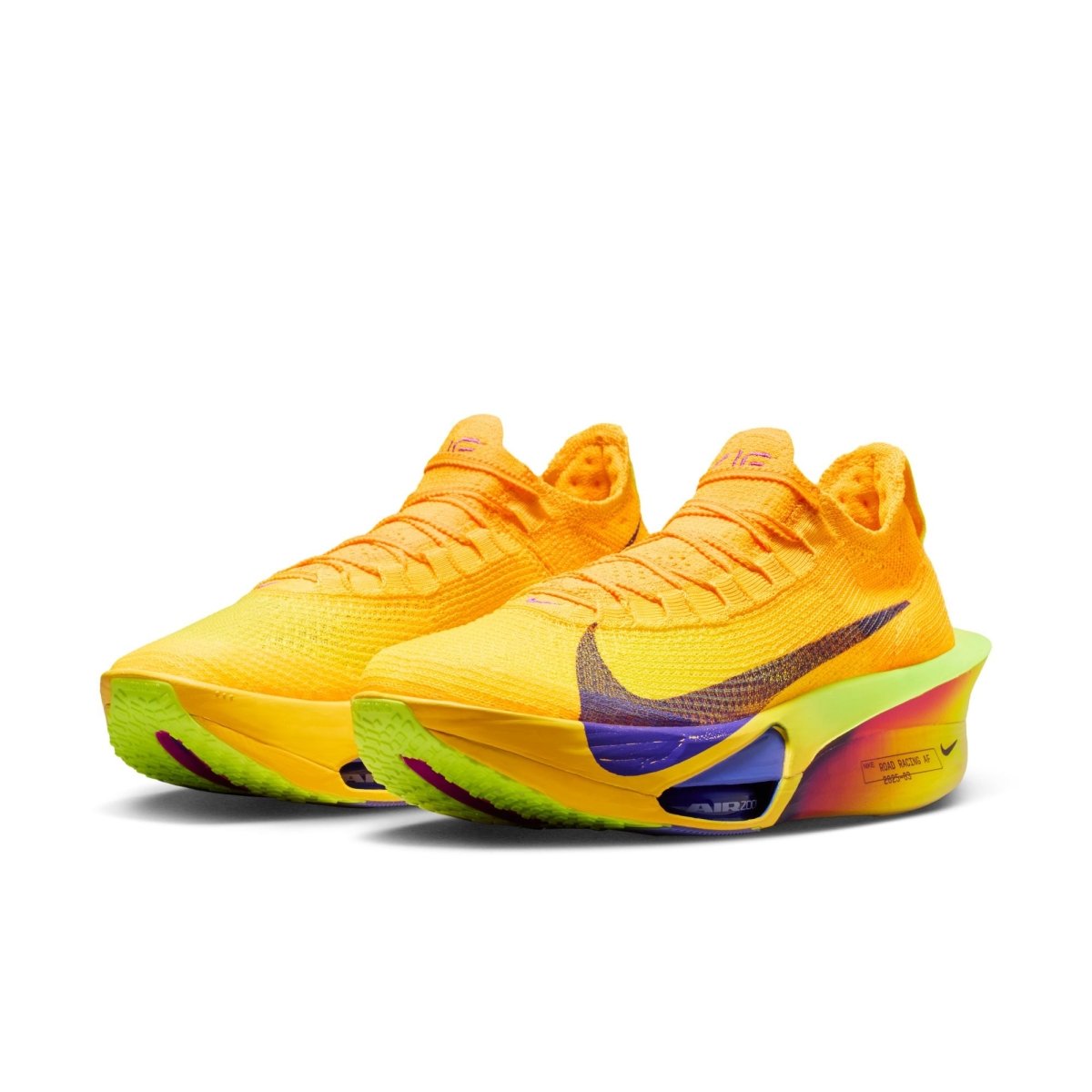 Nike Men's Alphafly 3 Racing Shoes - Laser Orange/Citron Pulse/Volt Ice