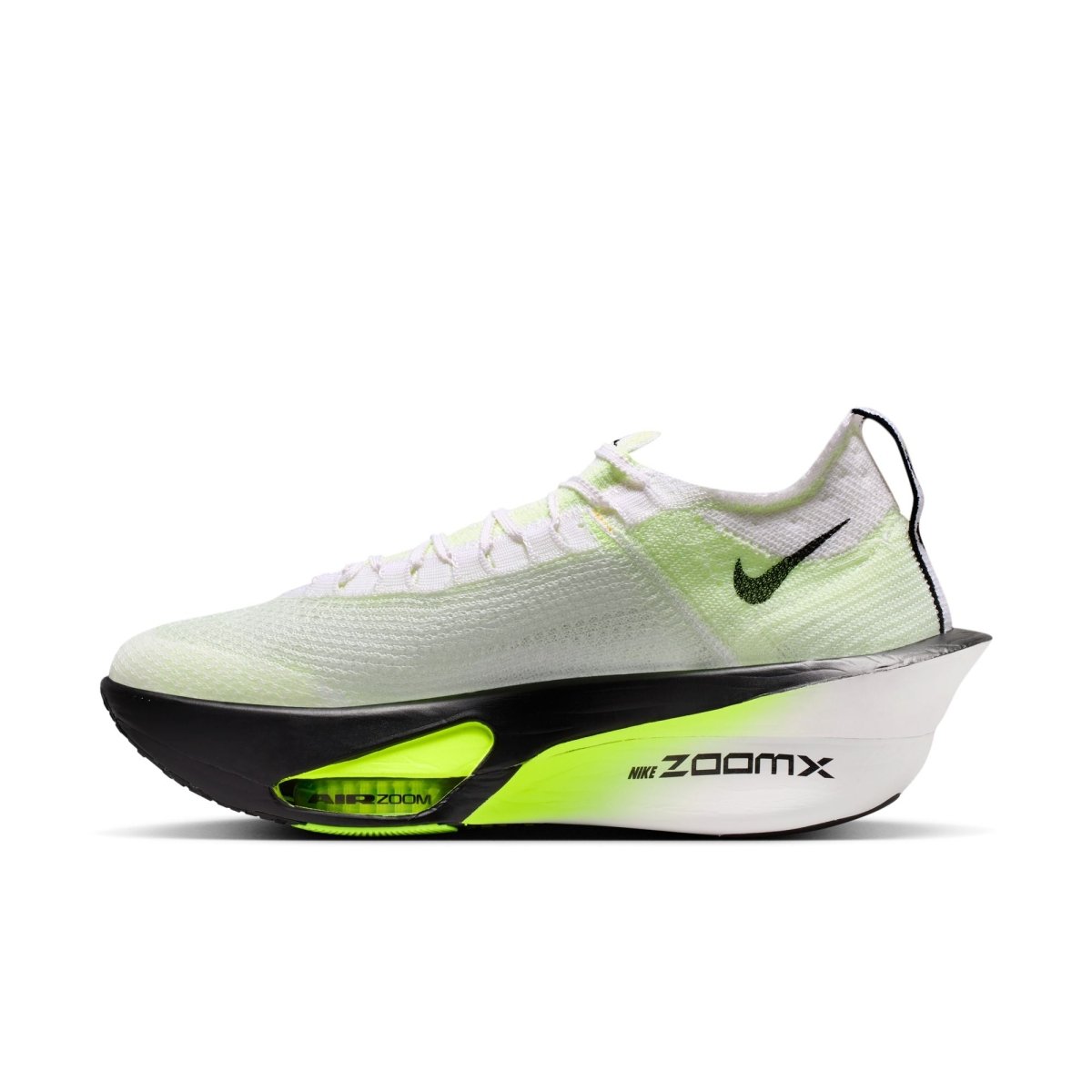 Nike Men's Alphafly 3 Racing Shoes - White/Black Volt/Barely Volt