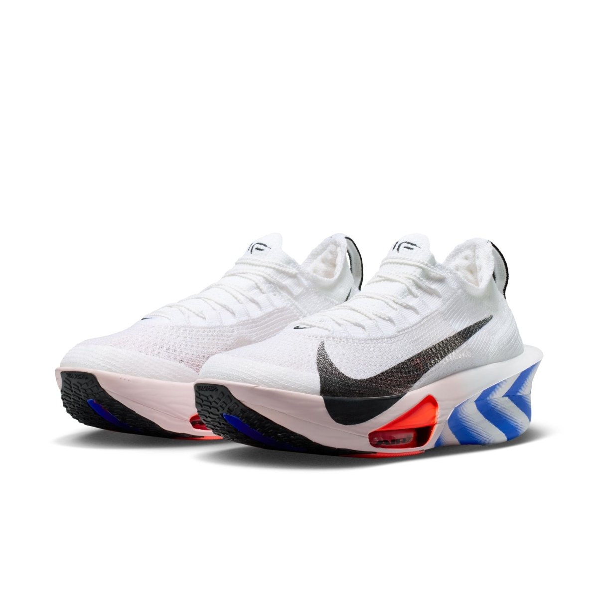 Nike Men's Alphafly 3 Racing Shoes - White/Black/Platinum Violet/Silt Red