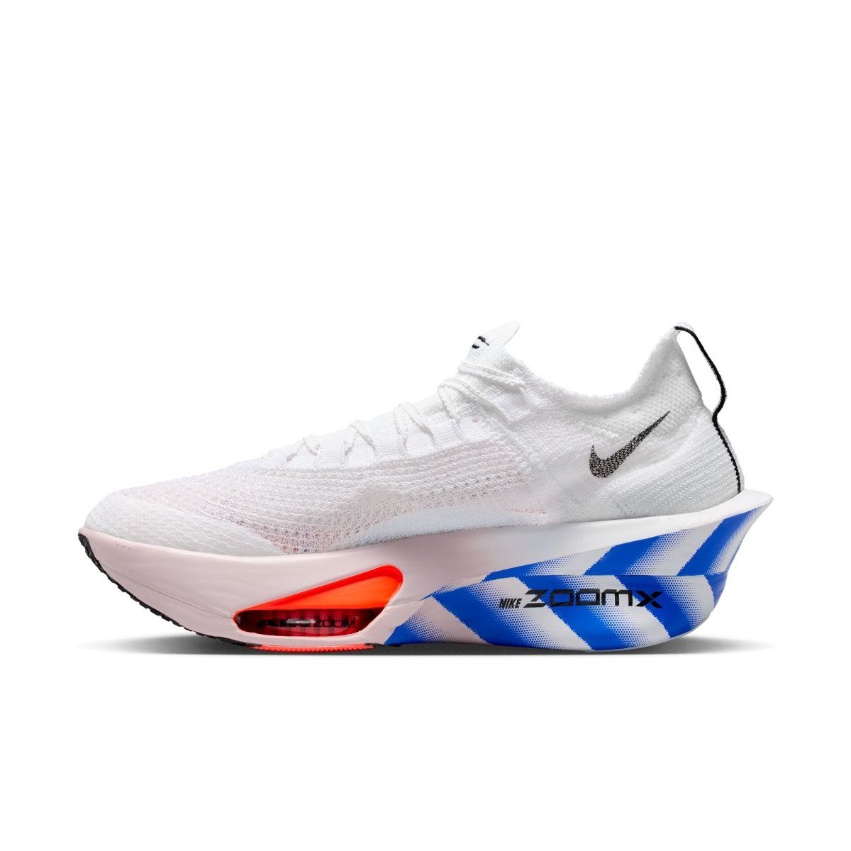 Nike Men's Alphafly 3 Racing Shoes - White/Black/Platinum Violet/Silt Red