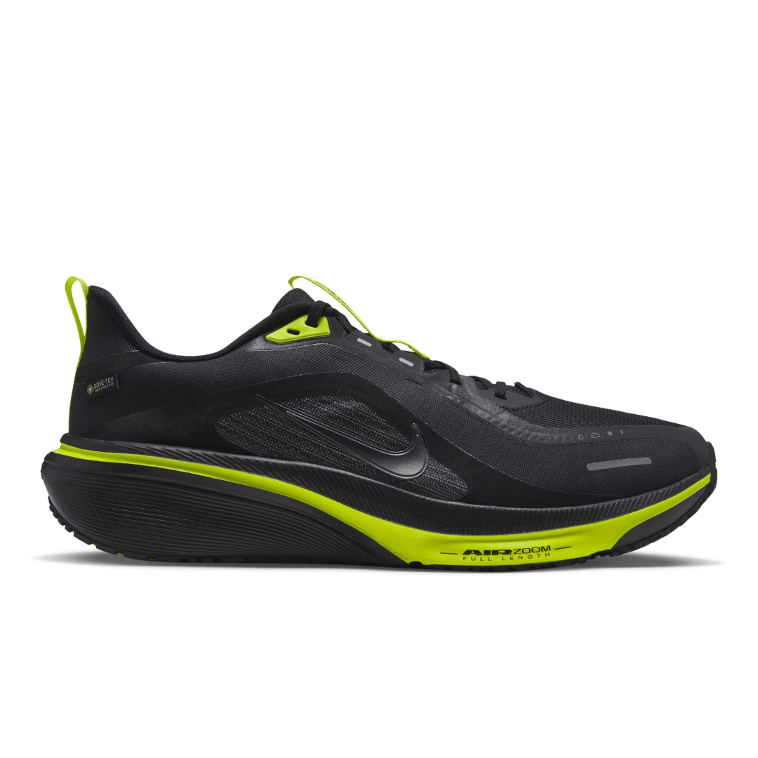 Nike Men's Pegasus 42 GORE-TEX Running Shoes - Black/Met Dark Grey/Lemon Venom