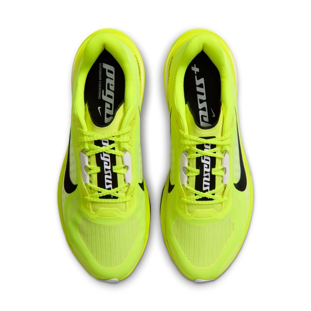 Nike Men's Pegasus Plus 2 Running Shoes - Lemon Venom/Black