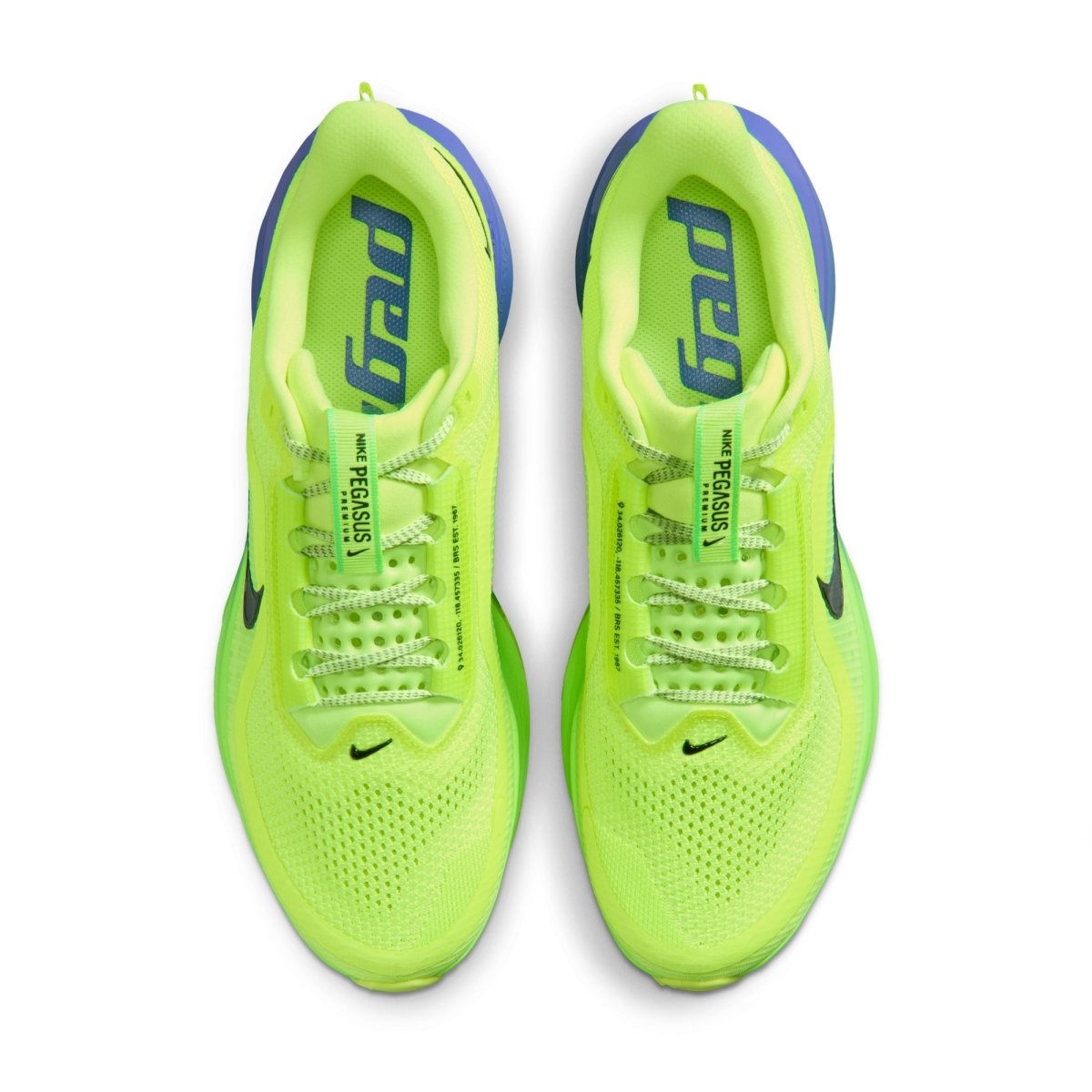 Nike Men's Pegasus Premium Running Shoes - Volt Ice/Black Spruce/Lime Blast
