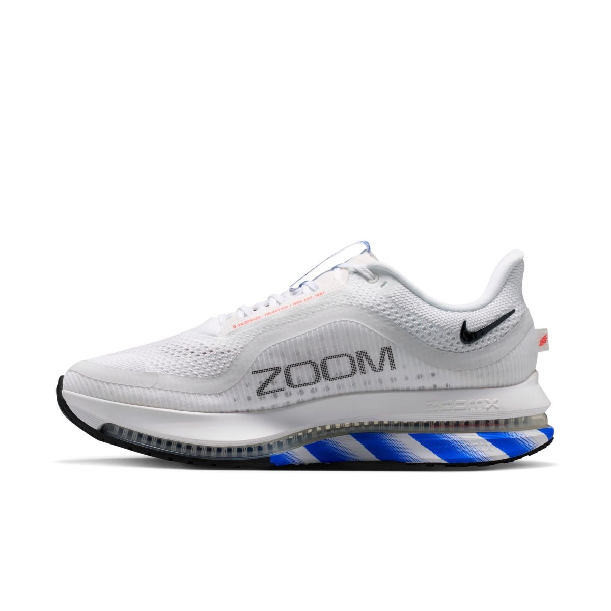 Nike Men's Pegasus Premium Running Shoes - White/Black/Racer Blue