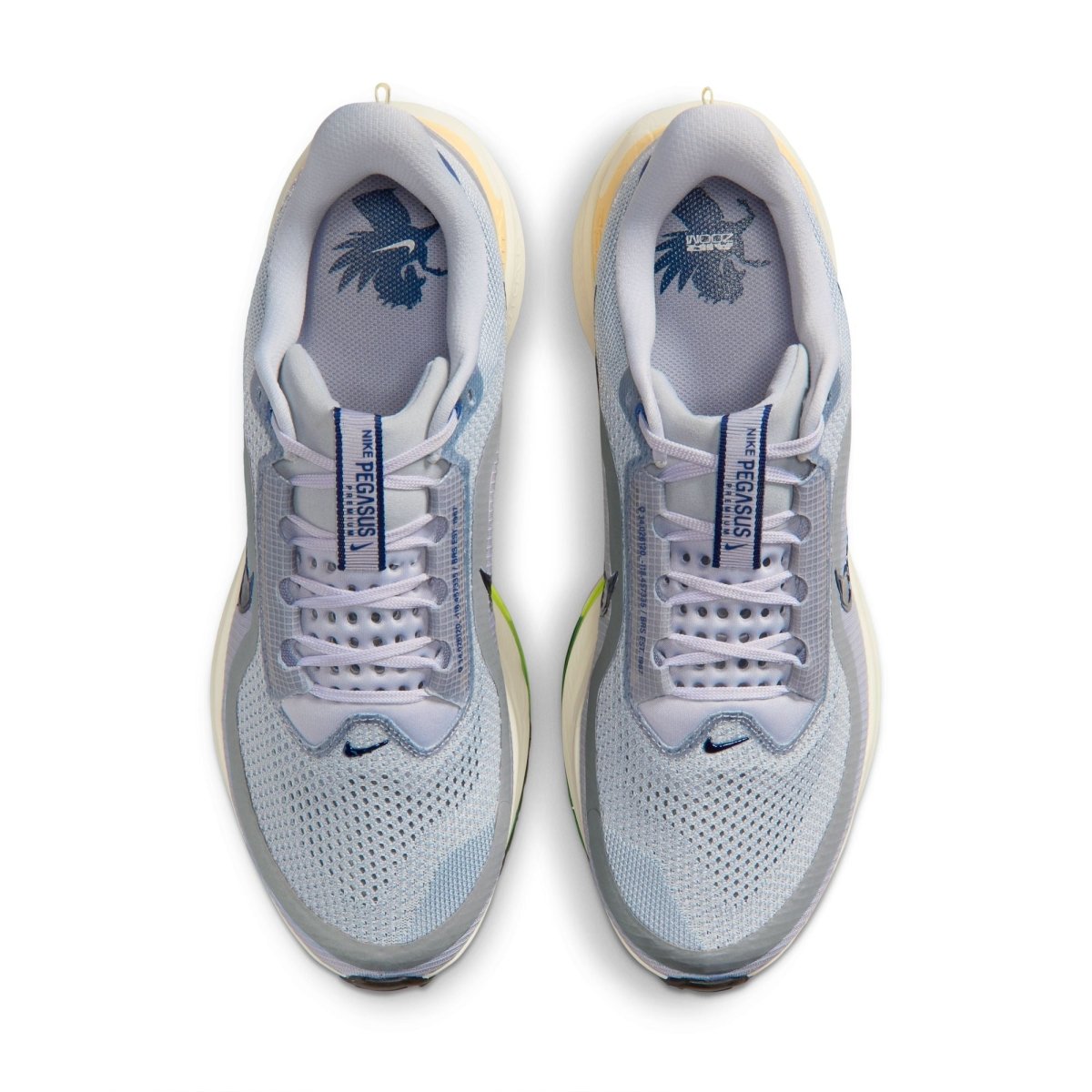 Nike Men's Pegasus Premium Running Shoes - Wolf Grey/Midnight Navy/Pewter