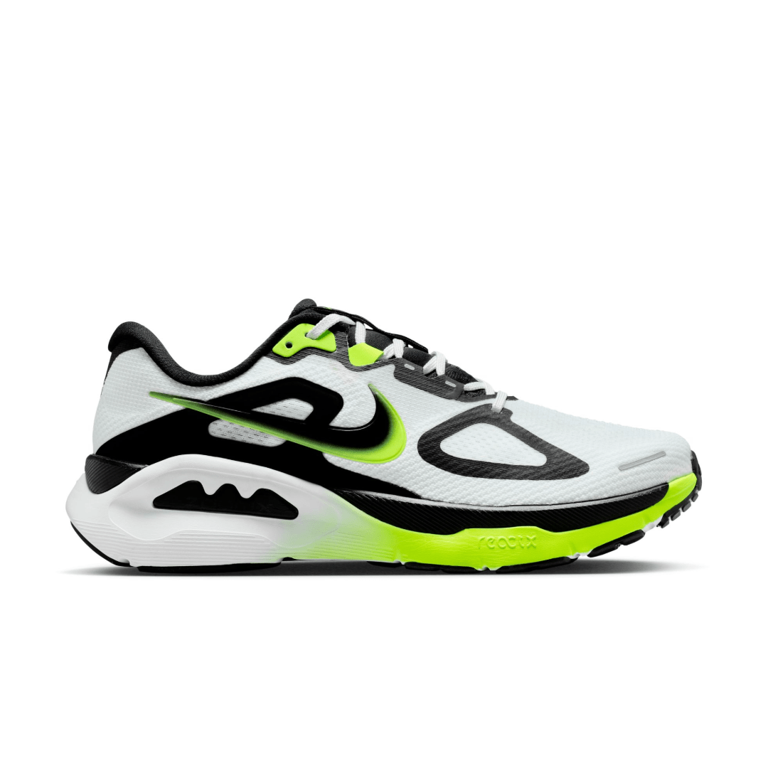 Nike Men's Structure Plus Running Shoes - White/Black - Volt