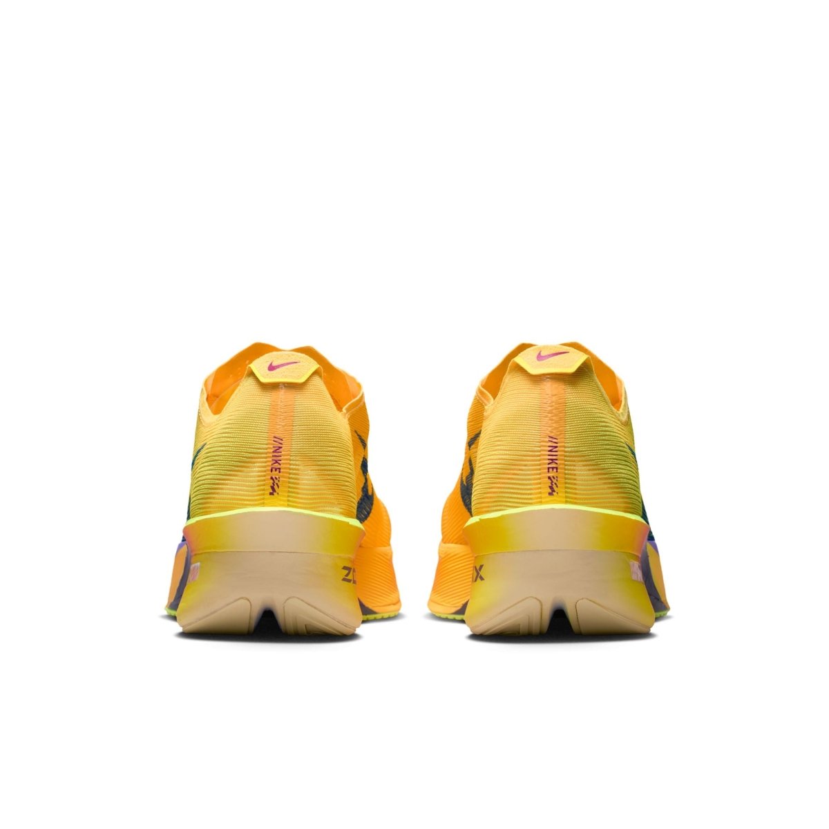 Nike Men's Vaporfly 4 Racing Shoes - Citron Pulse/Laser Orange/Volt Ice