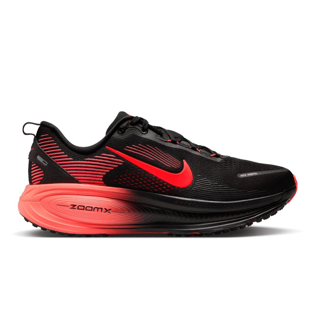 Nike Men's Vomero 18 Running Shoes - Black/Bright Crimson/University Red