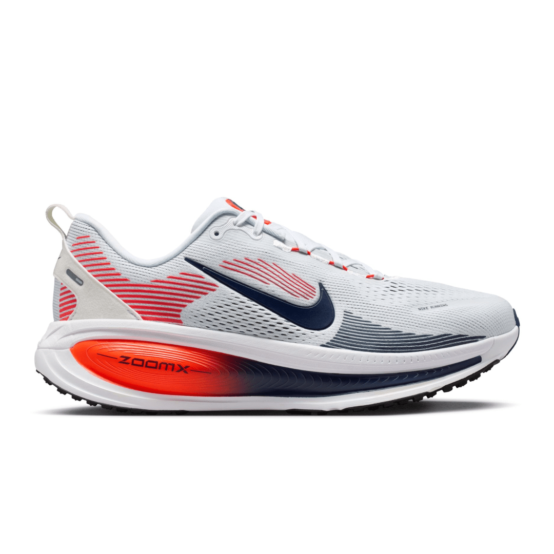 Nike Men's Vomero 18 Running Shoes - White/Midnight Navy/Bright Crimson