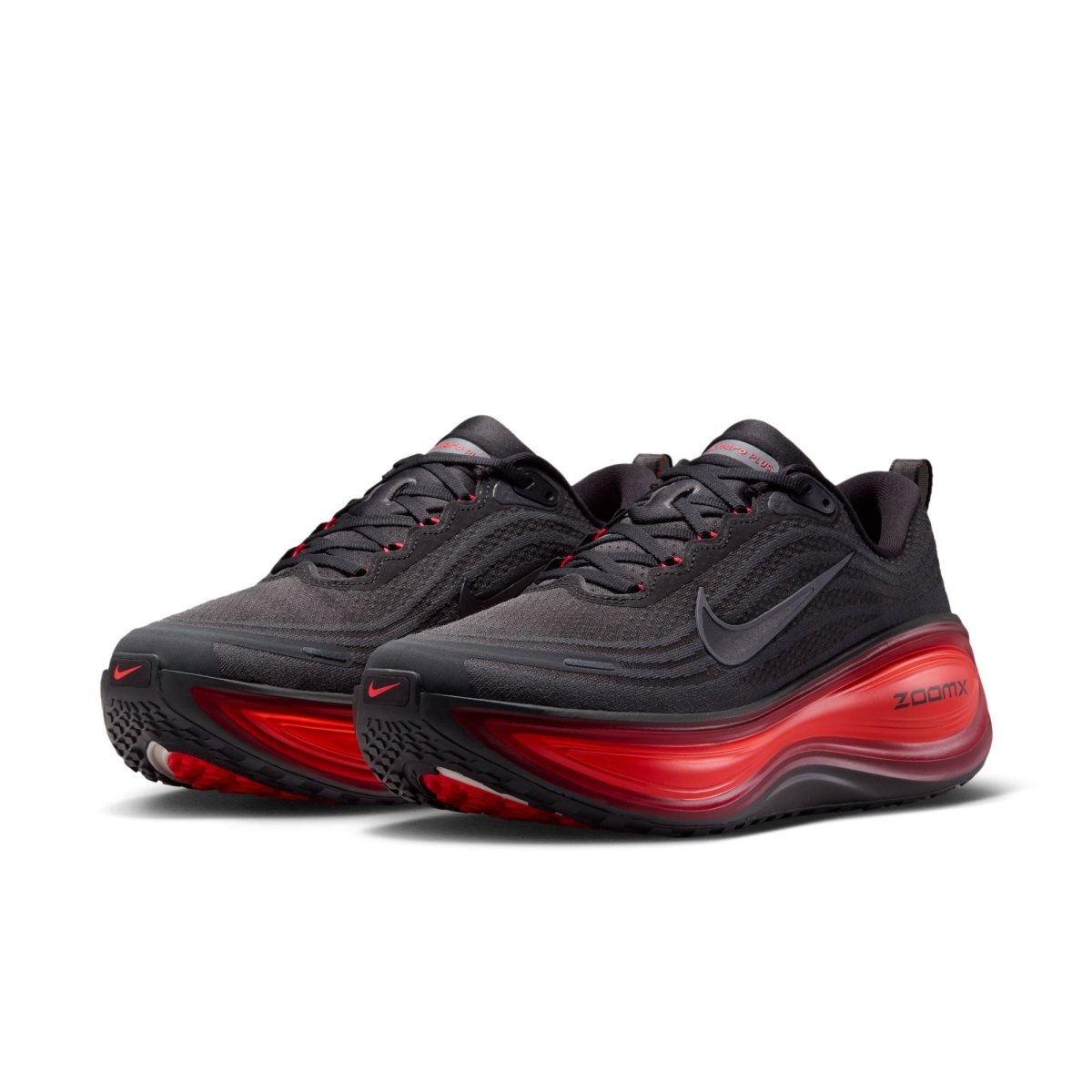 Nike Men's Vomero Plus Running Shoes - Anthracite/Black/Bright Crimson