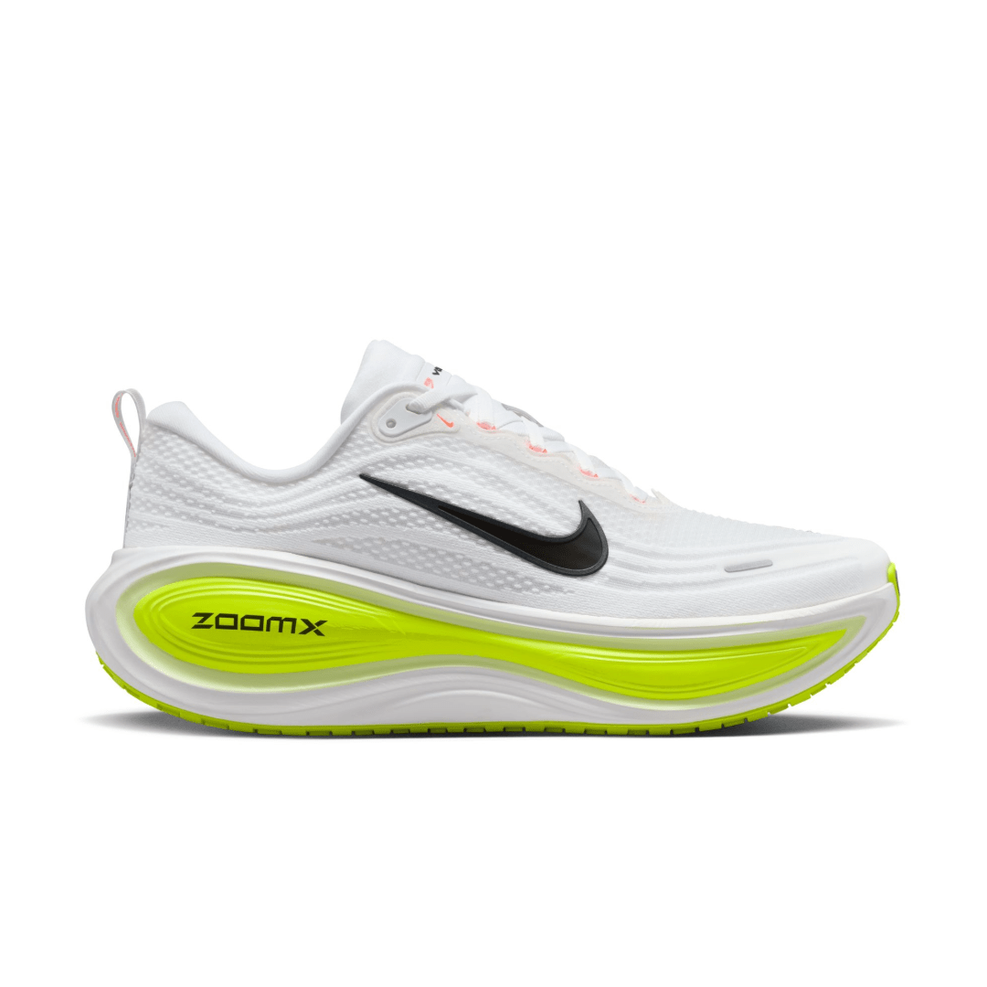 Nike Men's Vomero Plus Running Shoes - White/Black - Volt