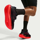 Nike Men's Vomero Premium Running Shoes - Black/Black/Bright Crimson