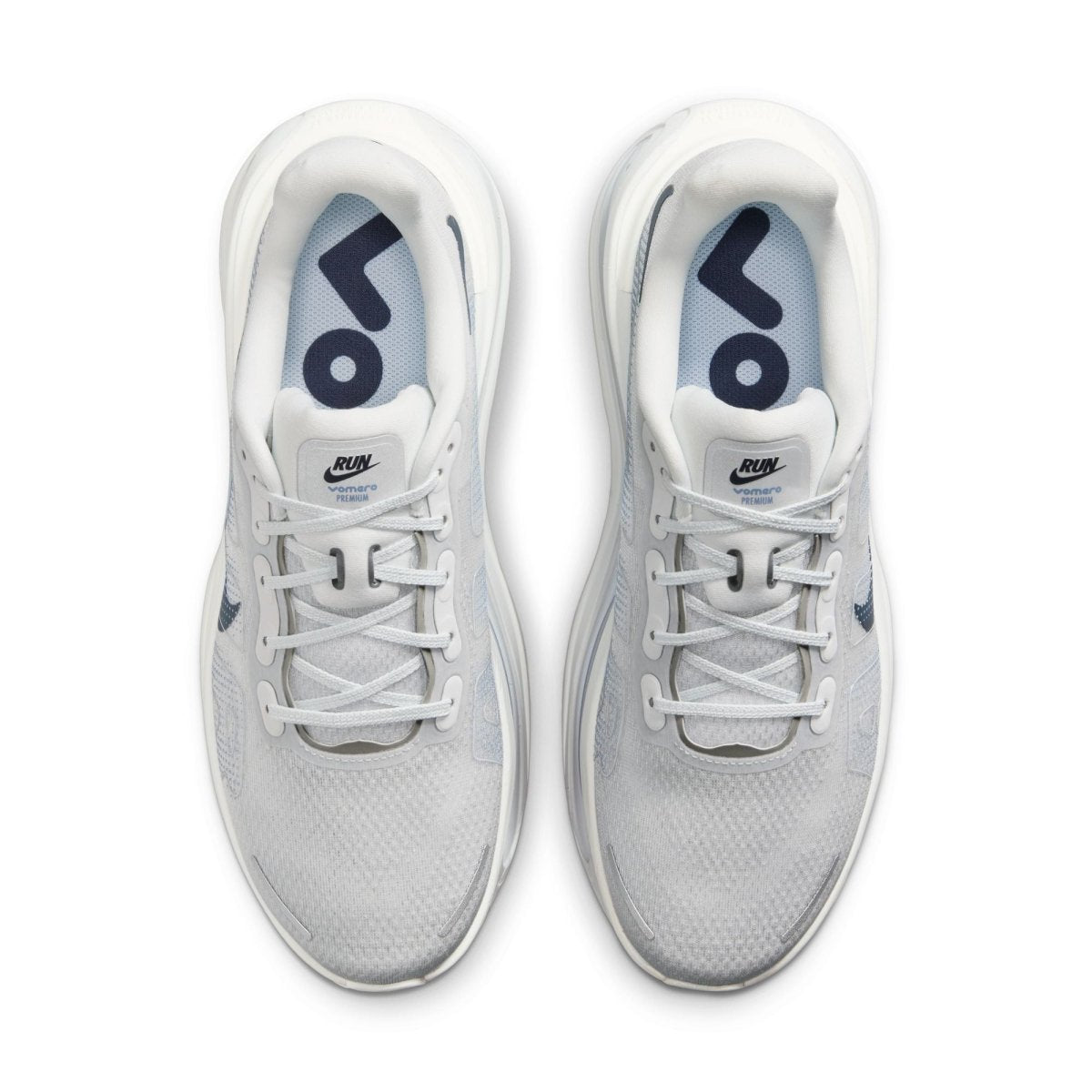 Nike Men's Vomero Premium Running Shoes - Off White/Dark Obsidian/Grey Fog