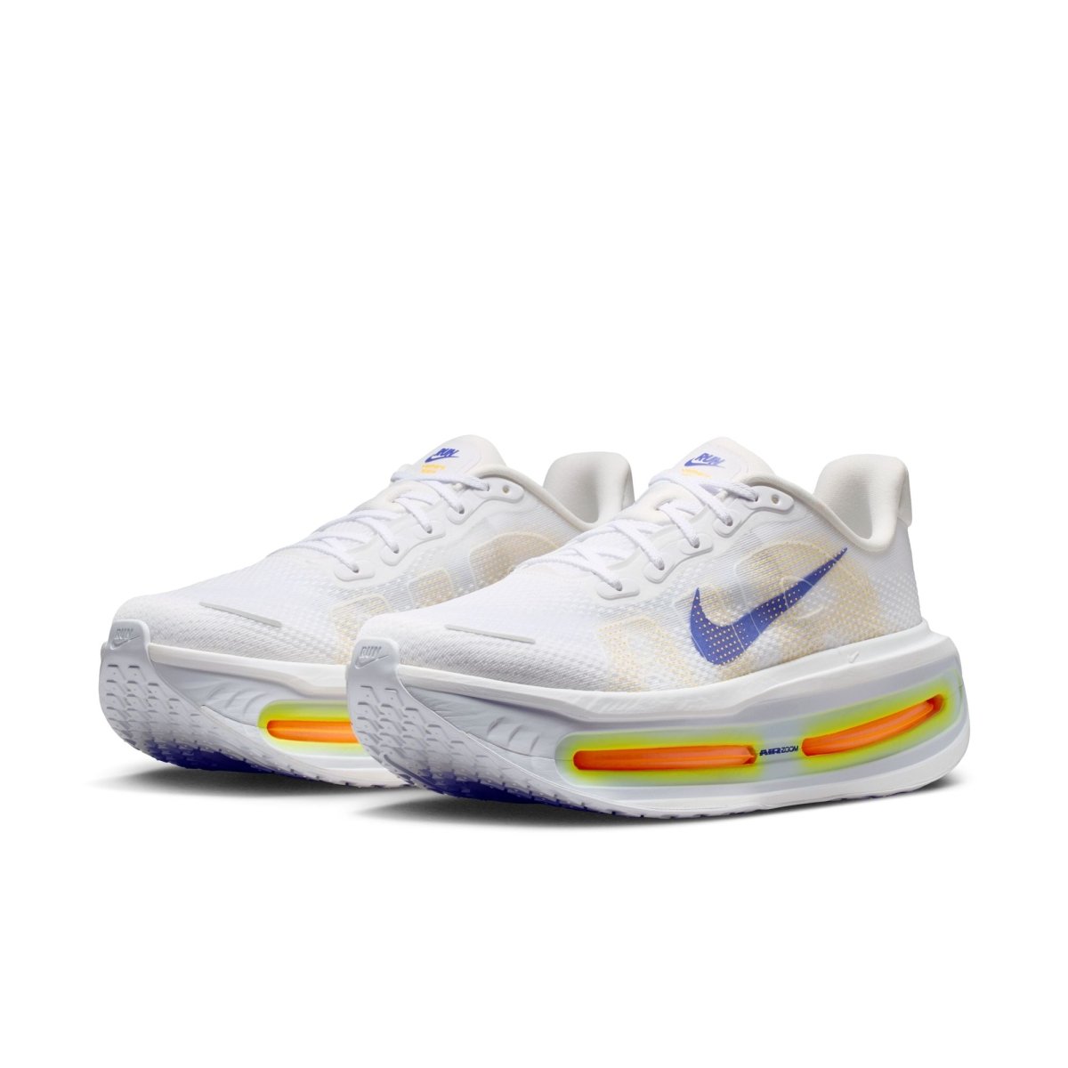 Nike Men's Vomero Premium Running Shoes - White/Lapis/Total Orange