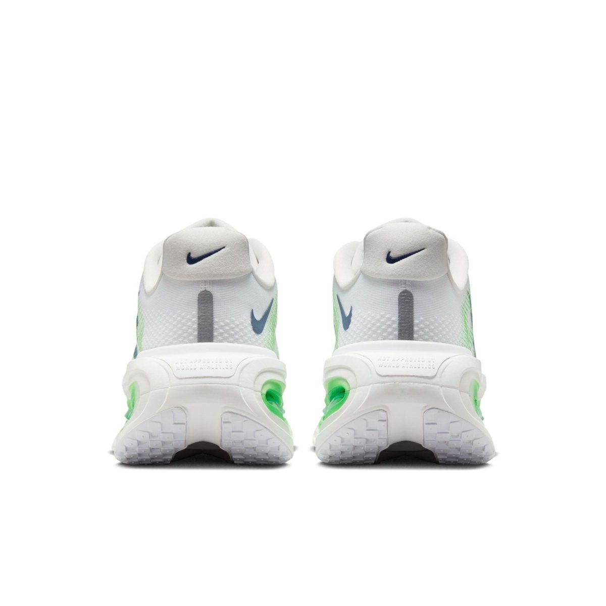 Nike Men's Vomero Premium Running Shoes - White/Midnight Navy/Green Spark
