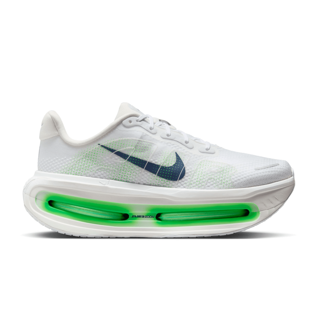 Nike Men's Vomero Premium Running Shoes - White/Midnight Navy/Green Spark
