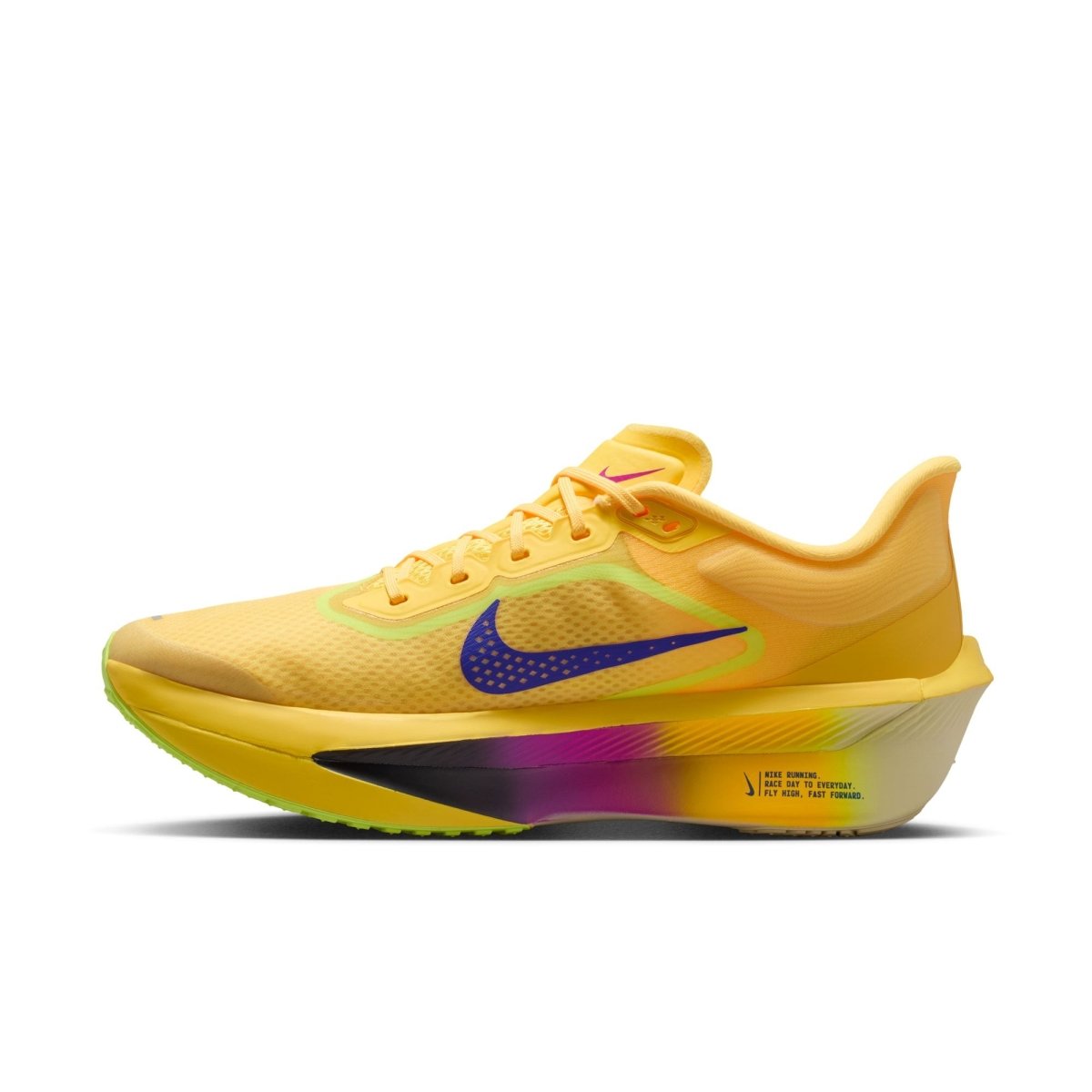 Nike Men's Zoom Fly 6 Racing Shoes - Citron Pulse/Indigo Burst/Volt Ice