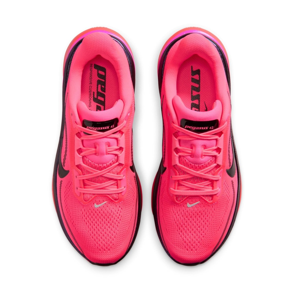 Nike Women's Pegasus 42 Running Shoes - Hyper Pink/Black/Laser Crimson