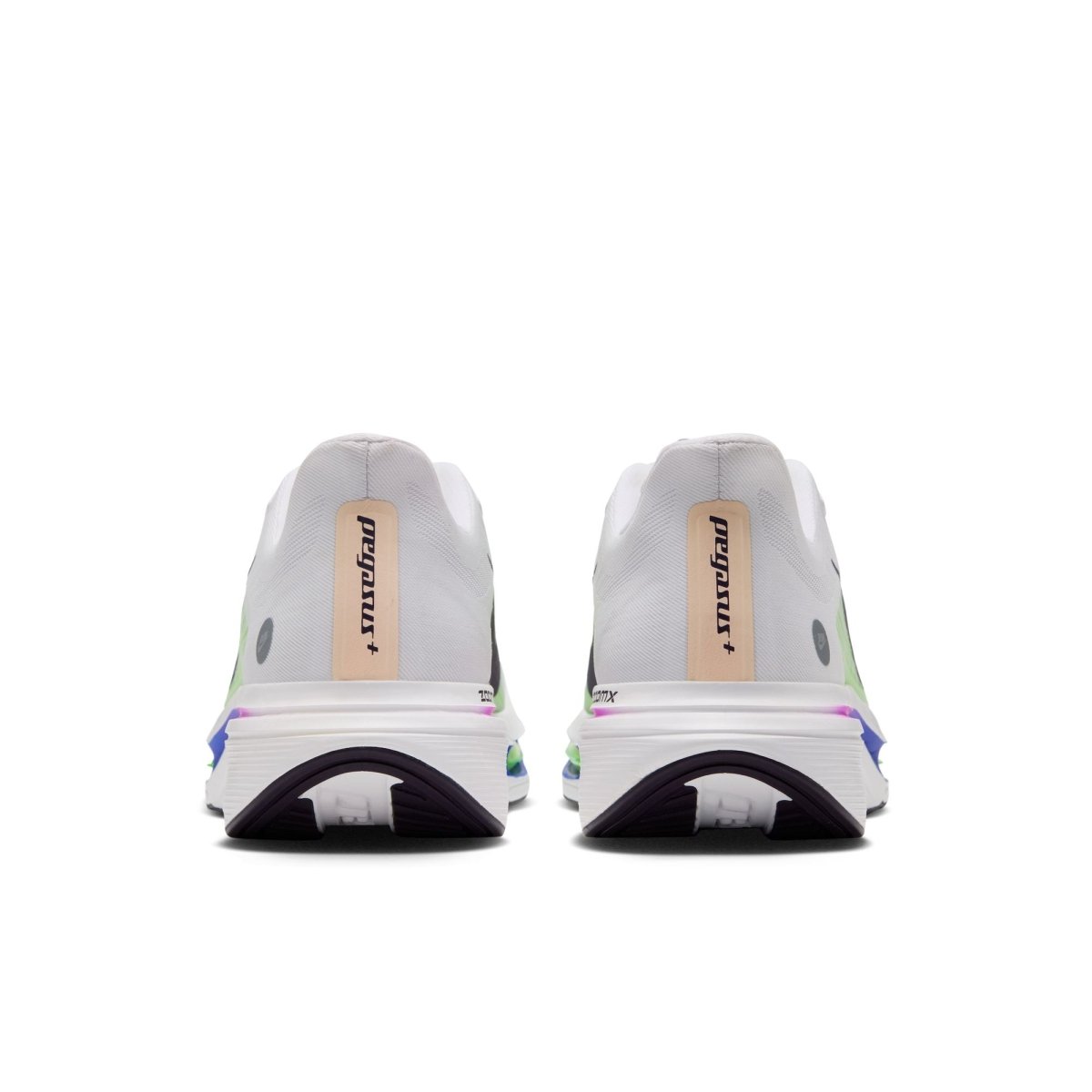 Nike Women's Pegasus Plus 2 Running Shoes - White/Purple Dynasty/Volt