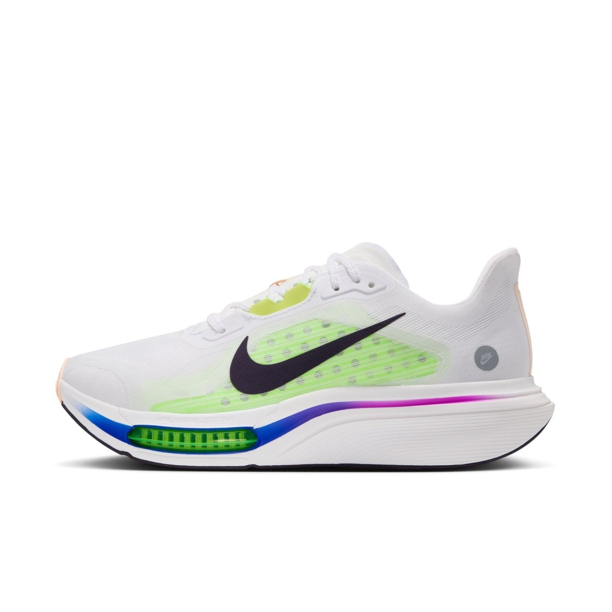 Nike Women's Pegasus Plus 2 Running Shoes - White/Purple Dynasty/Volt