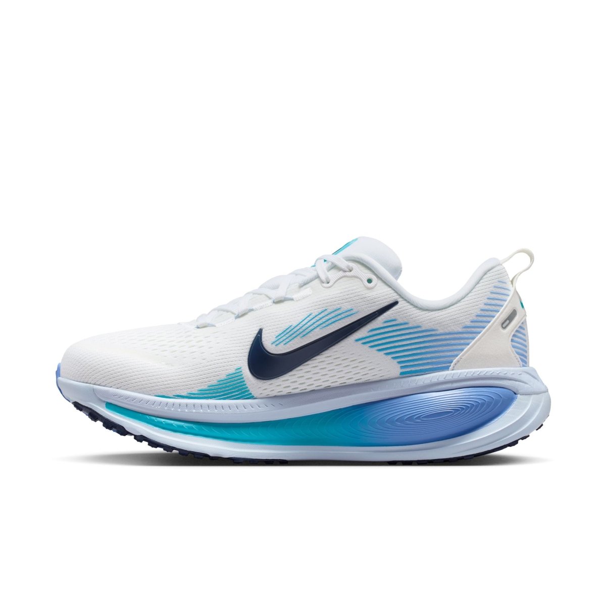 Nike Women's Vomero 18 Running Shoes - White/Midnight Navy/Blue Fury