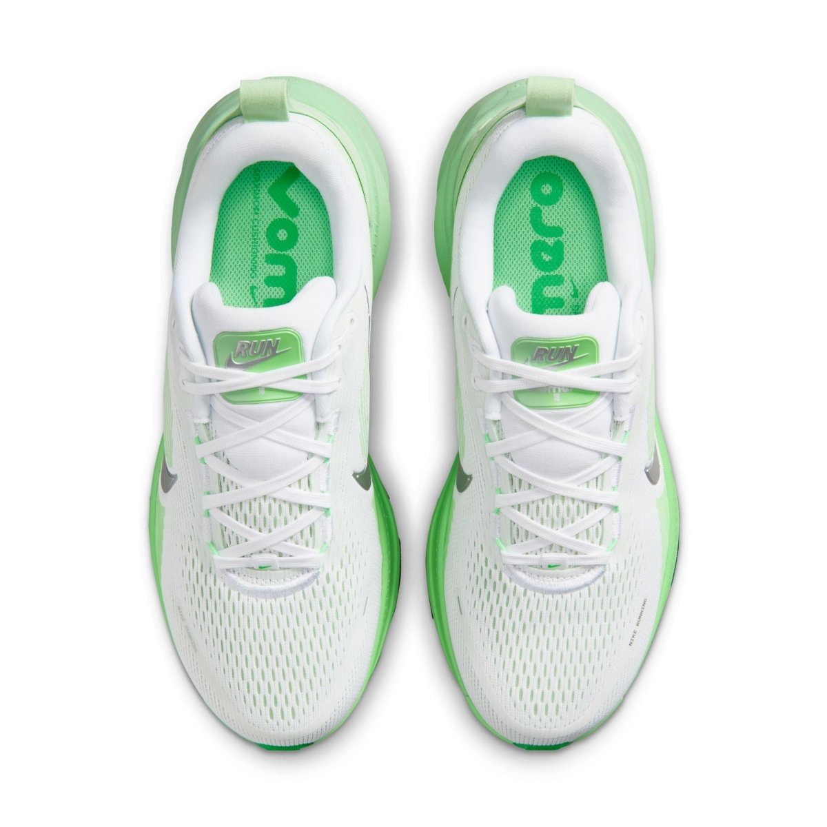 Nike Women's Vomero 18 Running Shoes - White/Silver/Illusion Green