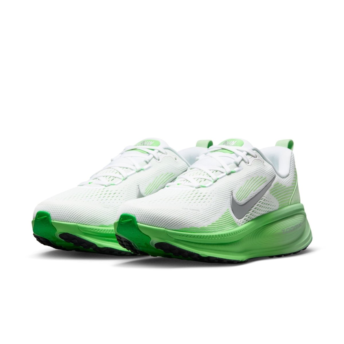 Nike Women's Vomero 18 Running Shoes - White/Silver/Illusion Green