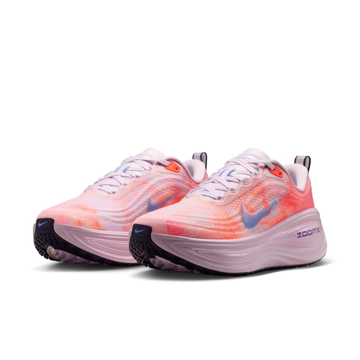 Nike Women's Vomero Plus Running Shoes - Bleached Lilac/Royal Pulse/Hyper Crimson