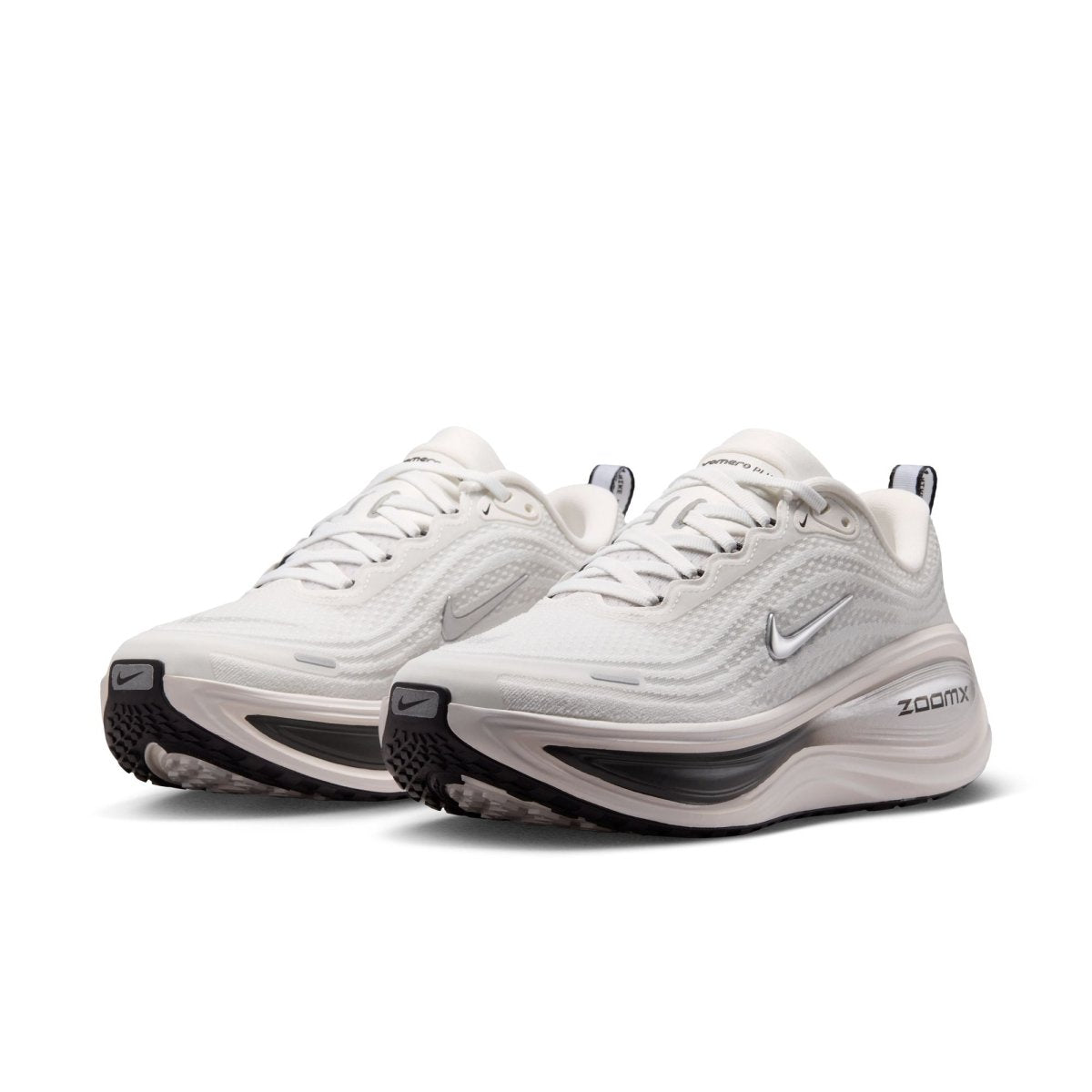 Nike Women's Vomero Plus Running Shoes - Summit White/Metallic Silver/Sail