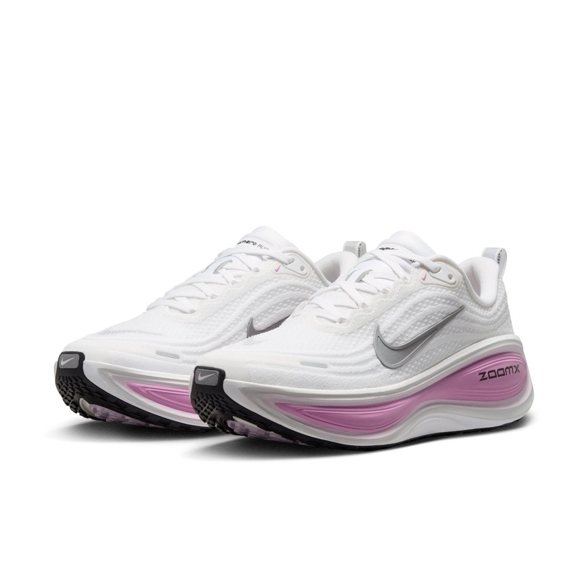 Nike Women's Vomero Plus Running Shoes - White/Silver/Bleached Lilac