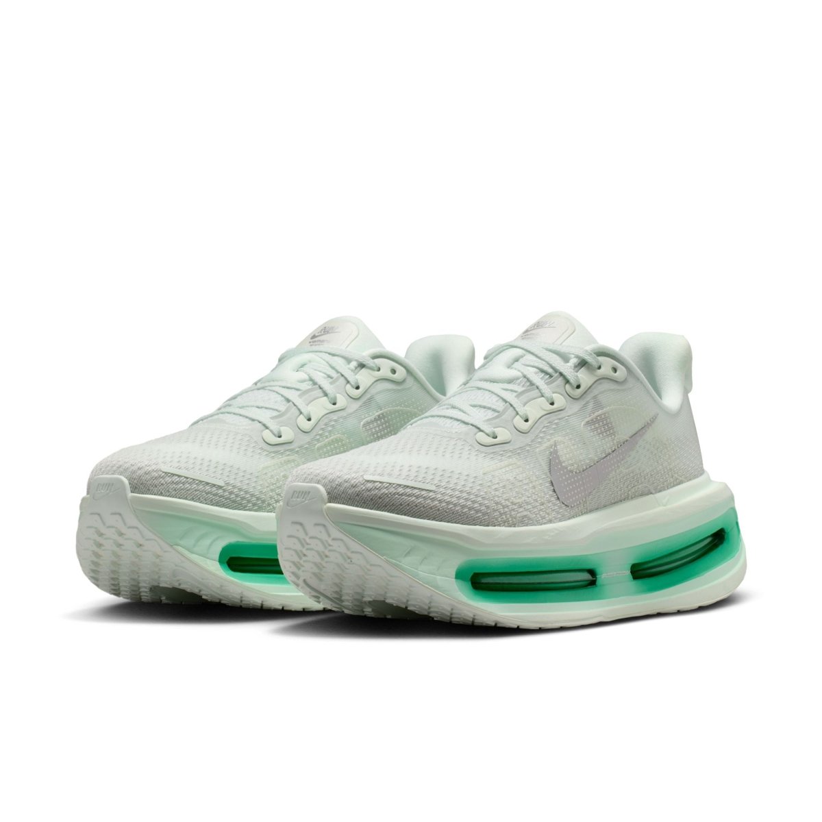 Nike Women's Vomero Premium Running Shoes - Barely Green/Metallic Silver